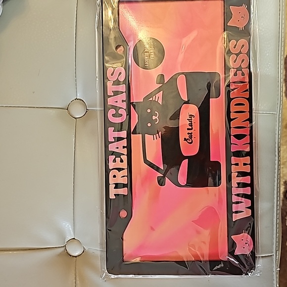 Cat Lady Other - License plate frame